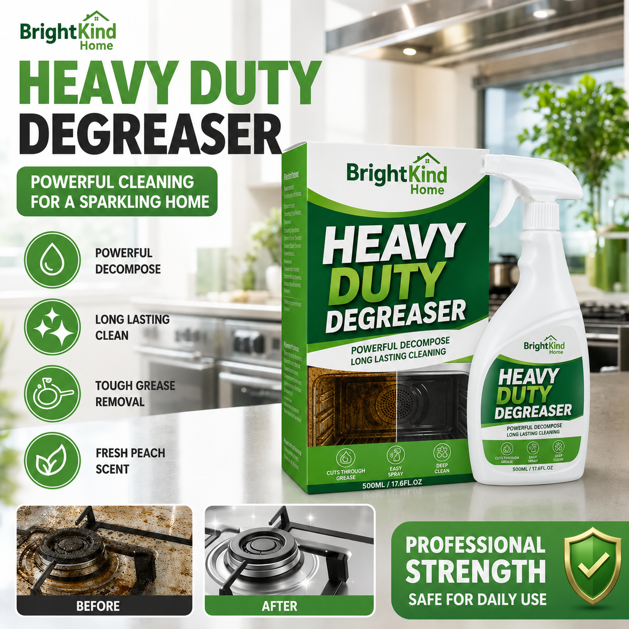 Heavy Duty Degreaser Heavy-Duty Kitchen Cleaner Spray
