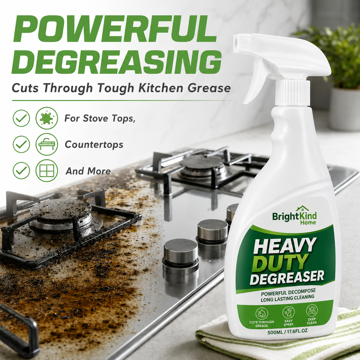Heavy Duty Degreaser Heavy-Duty Kitchen Cleaner Spray